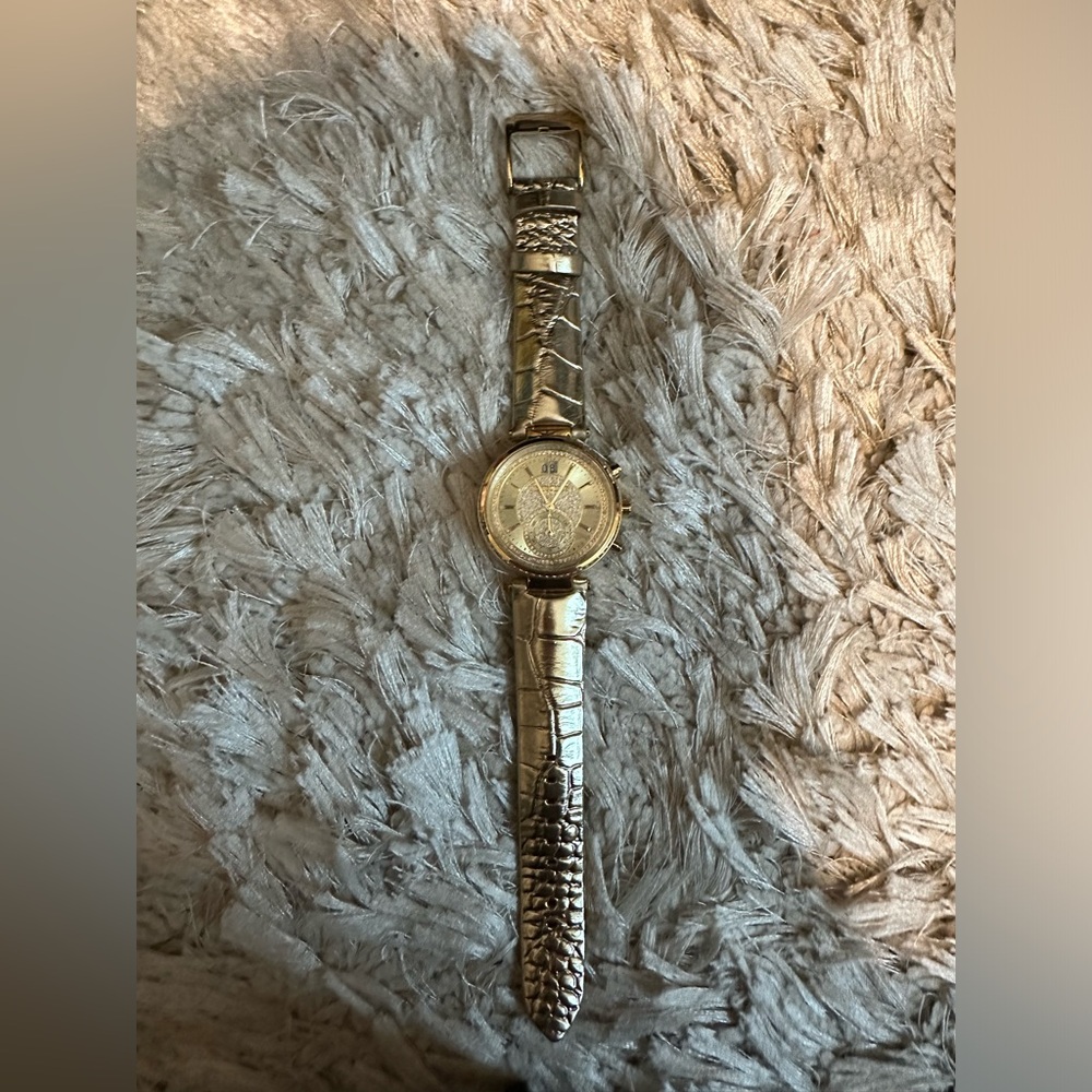 Michael Kors watch with leather strap